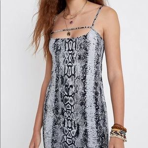Urban Outfitters Motel Selest Snake Print Mini Dress